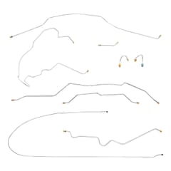 (1970) Brake Line Set-2wd-Long-Leaf-Power